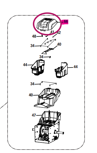 544068001 Ryobi Battery Cover | DRMower.ca